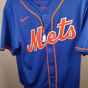 Nike Royal Blue Mets Men's Jersey